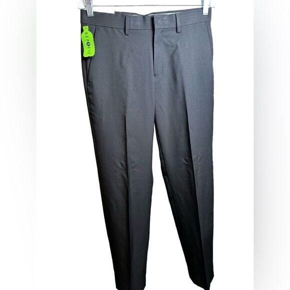 NWT Haggar Men’s Black Premium Stretch Comfort Flat Front Dress Pants - Size 30” - Picture 11 of 11